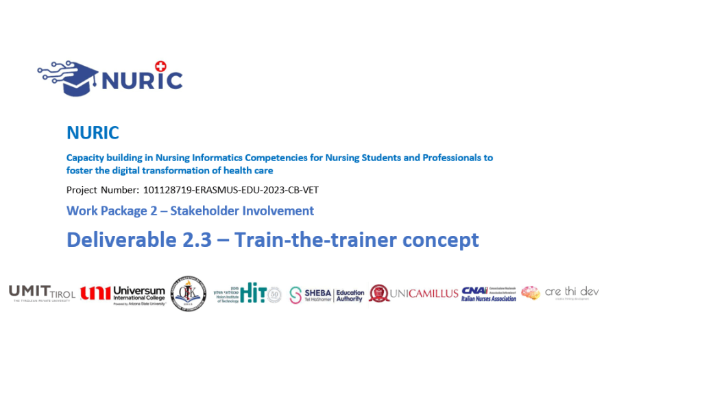 Empowering Trainers in Nursing Informatics – The NURIC Train-the-Trainer Concept